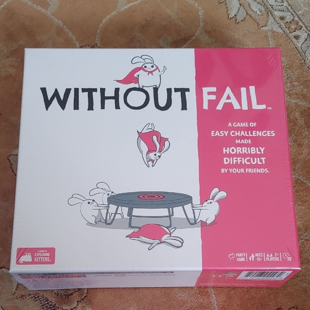 Without Fail. Unopened. Game By Exploding Kittens